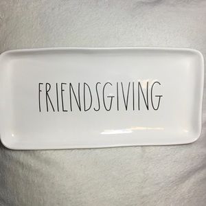 Rae Dunn LL FRIENDSGIVING Large Platter New NWT